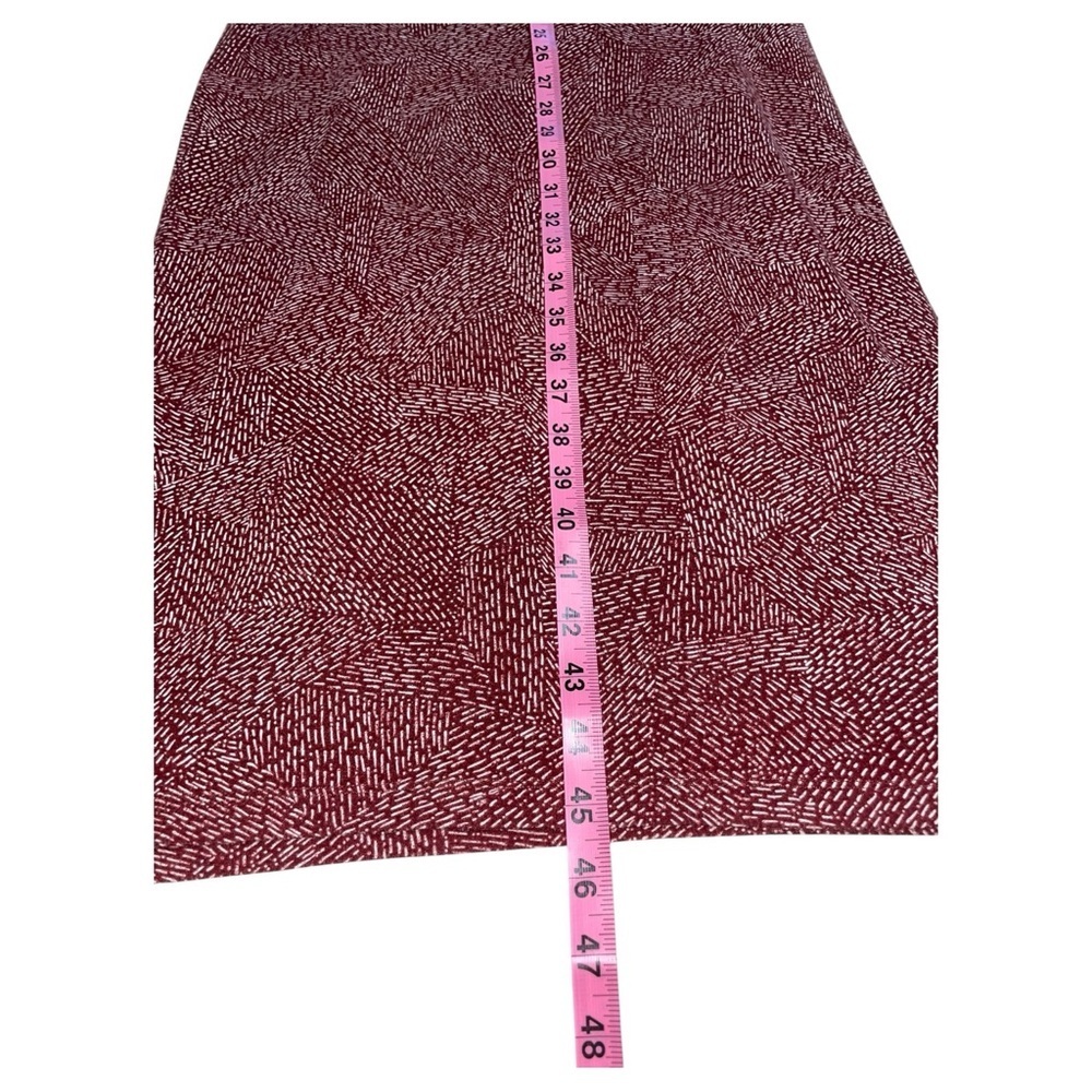 ATHLETA Santorini Thera Burgundy Printed Midi Dress SIZE SMโโ - Picture 7 of 8